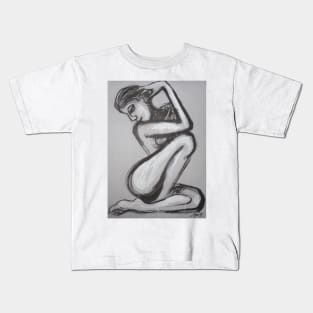 Posture 2 - Female Nude Kids T-Shirt